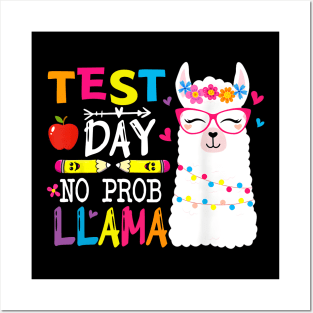 Test Day No Prob llama Llama Teacher Testing Day Kids Posters and Art